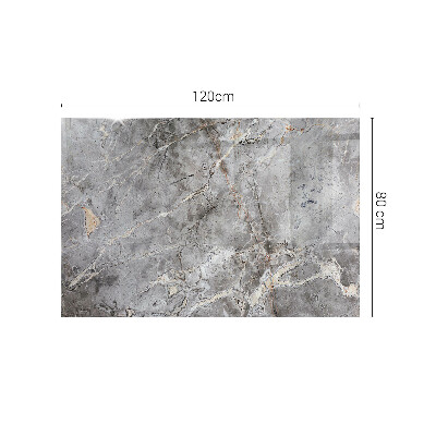 Rektangulär bord glasskiva Snyggt marmormönster