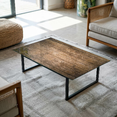 Rektangulär härdad glasskiva Ekologisk trästruktur