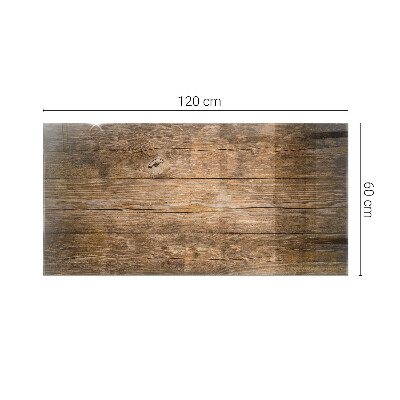 Rektangulär härdad glasskiva Ekologisk trästruktur