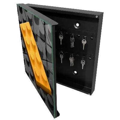 Snygga nyckelskåp Gult block
