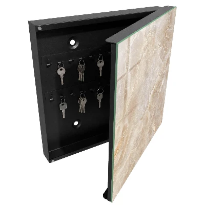 Nyckelskåp Beige marmor