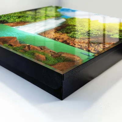 Snygga nyckelskåp Tropiskt vattenfall
