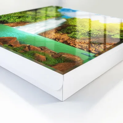 Snygga nyckelskåp Tropiskt vattenfall