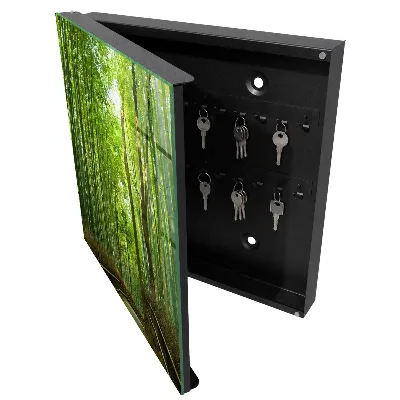 Nyckelskåp i bambu snygg design