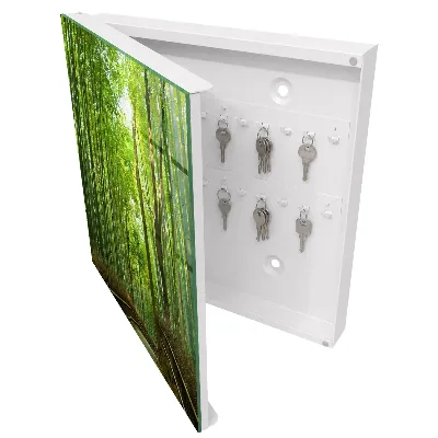 Nyckelskåp i bambu snygg design