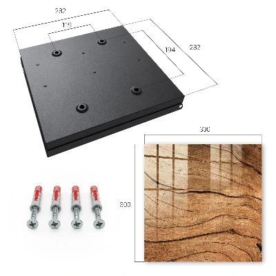 Nyckelbox Trästruktur