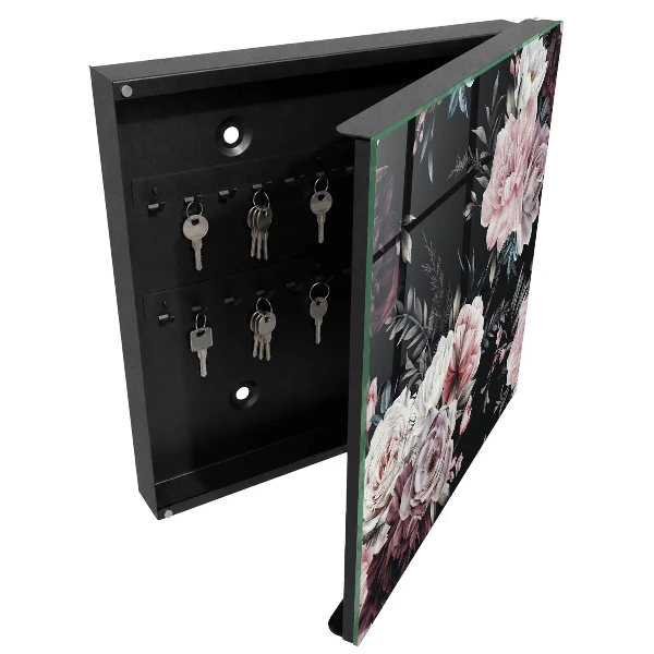 Nyckelbox Blommig charm