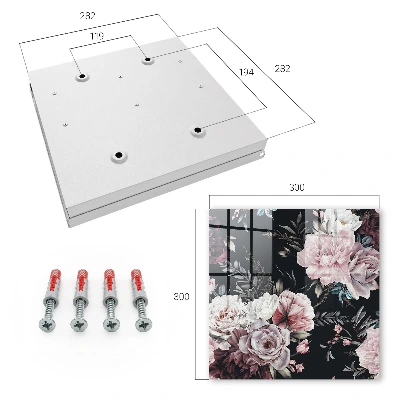 Nyckelbox Blommig charm