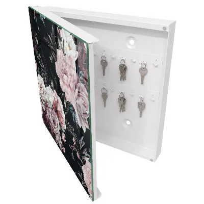 Nyckelbox Blommig charm