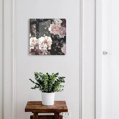 Nyckelbox med blommigt motiv