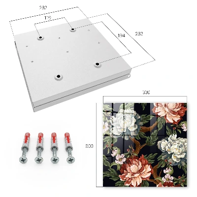 Snygga nyckelskåp Naturens blommor