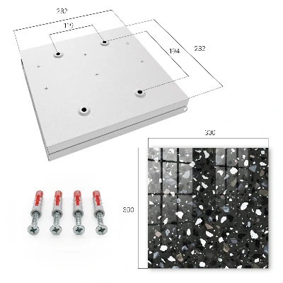 Nyckelbox i snygg mosaikdesign