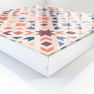 Nyckelskåp med geometriskt mönster