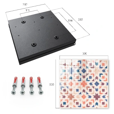 Nyckelskåp Geometriskt mönster