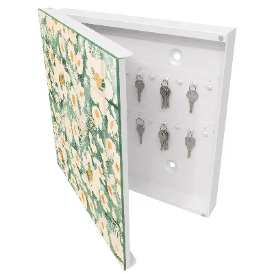 Nyckelskåp Blommönster