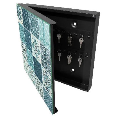 Snygga nyckelskåp Retro mosaik