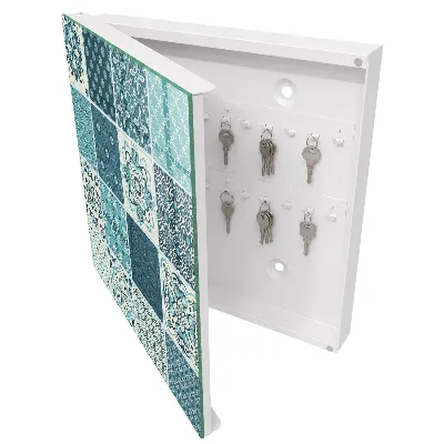 Snygga nyckelskåp Retro mosaik