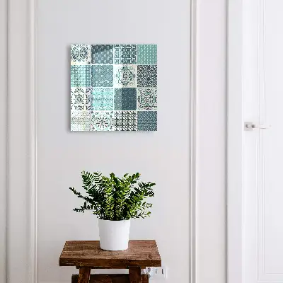 Snygga nyckelskåp Retro mosaik