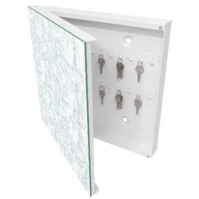 Nyckelbox Blommönster