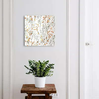Nyckelskåp Blommönster