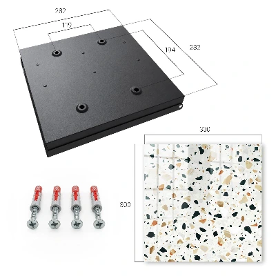 Nyckelbox Terrazzomönster