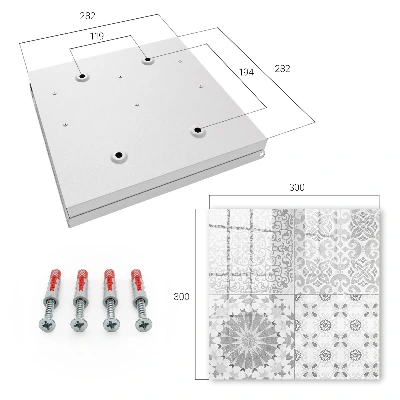 Snygga nyckelskåp Geometriska mönster