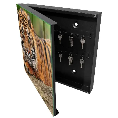 Nyckelbox Tiger vilar