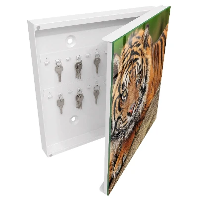 Nyckelbox Tiger vilar