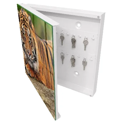 Nyckelbox Tiger vilar