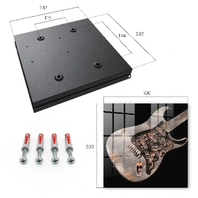 Snygga nyckelskåp Mekanisk gitarr