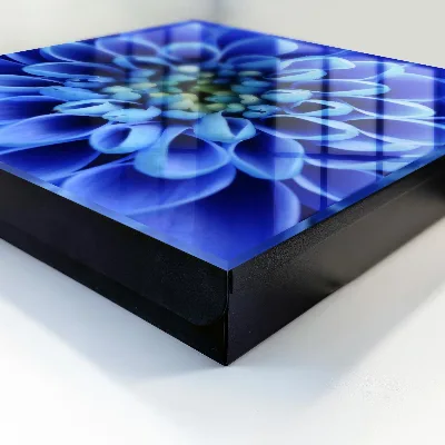 Nyckelbox Blå blomma
