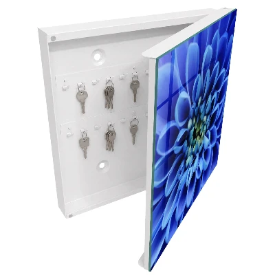 Nyckelbox Blå blomma