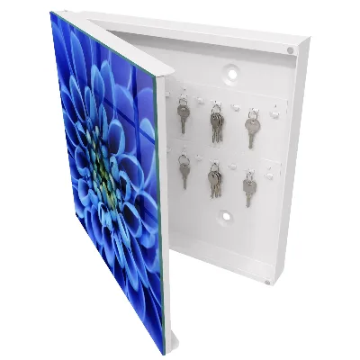 Nyckelbox Blå blomma