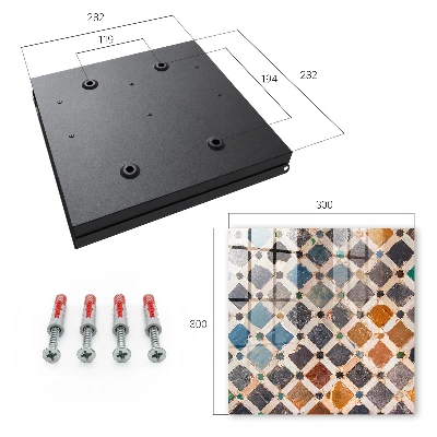 Nyckelbox Färgglad mosaik