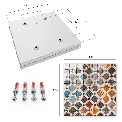 Nyckelbox Färgglad mosaik