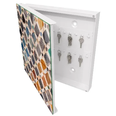 Nyckelbox Färgglad mosaik