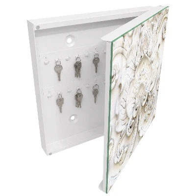 Nyckelbox Blommiga ornament