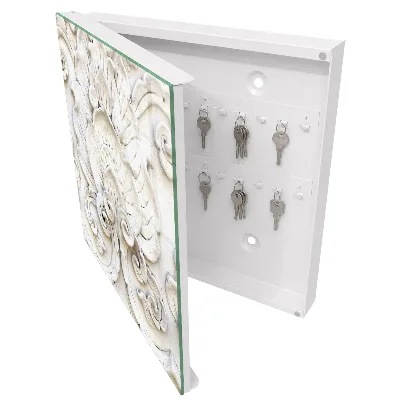 Nyckelbox Blommiga ornament
