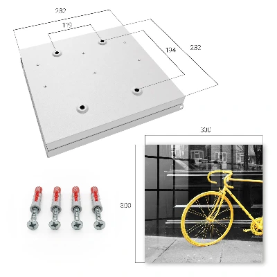 Nyckelskåp Gul cykel