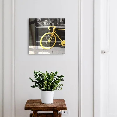 Nyckelskåp Gul cykel