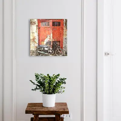 Nyckelbox med gatukonstmotiv