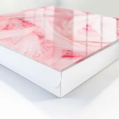 Snygga nyckelskåp Rosa fjädrar