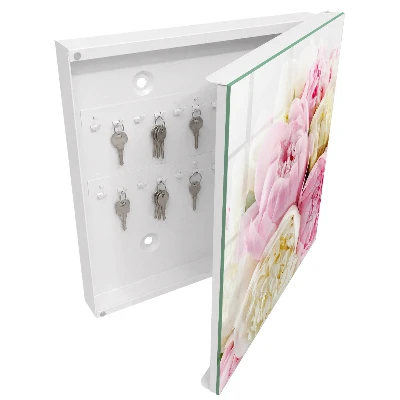 Snygga nyckelskåp Pastellblommor