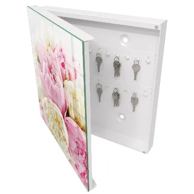 Snygga nyckelskåp Pastellblommor