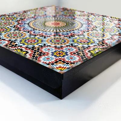 Nyckelbox med mosaikmönster