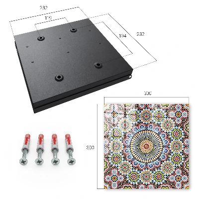 Nyckelbox med mosaikmönster