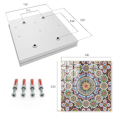 Nyckelbox med mosaikmönster