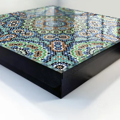 Snygga nyckelskåp Färgglad mosaik
