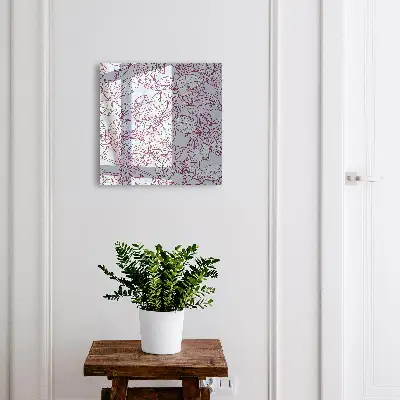 Nyckelbox Vinröda blad