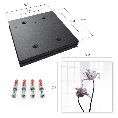 Nyckelbox Minimalistiska blommor